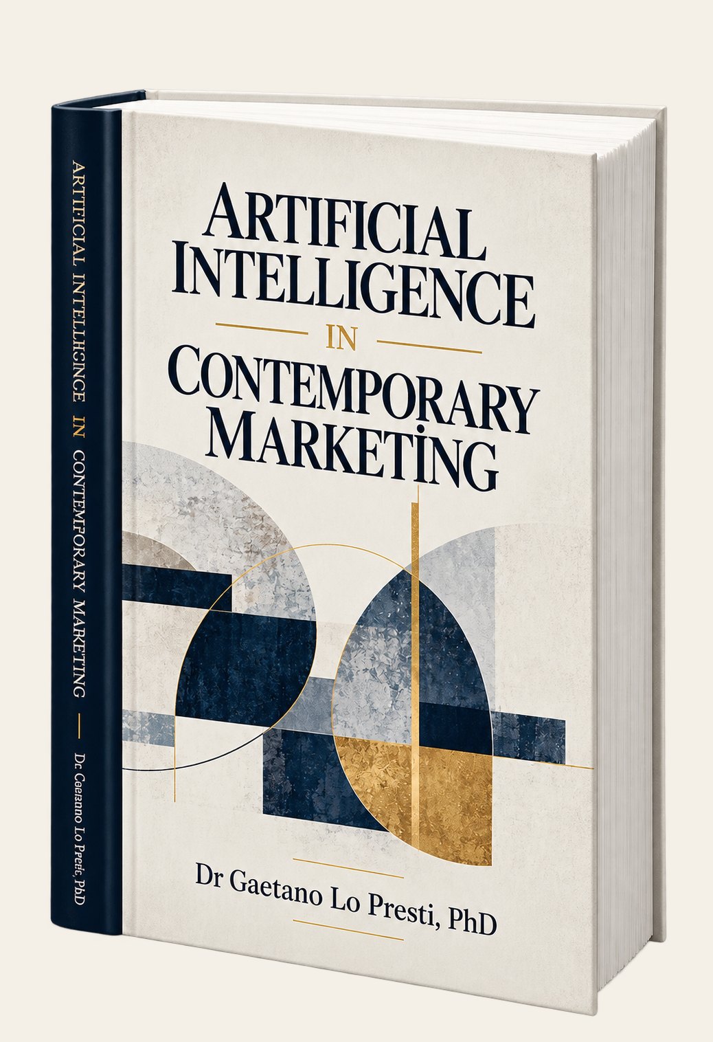 Portada del libro Artificial Intelligence in Contemporary Marketing, de Gaetano Lo Presti, en edición de tapa dura
